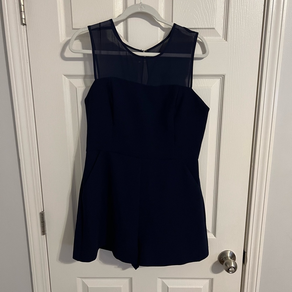 Navy Blue BCBG Romper